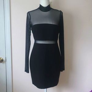 Likely Andie Mesh-panelled Mini Dress